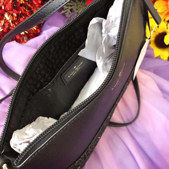 NWT Kate Spade Greta Court Ramey Glitter Crossbody - Picture 7 of 8